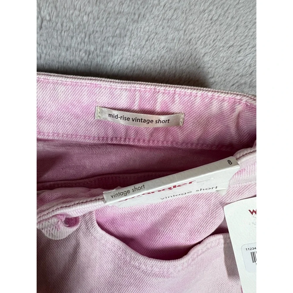 Wrangler Pink Denim Jean Shorts